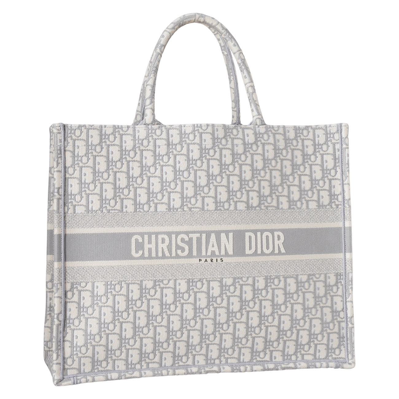 CHRISTIAN DIOR(USED)디올 오블리크 북토트 라지